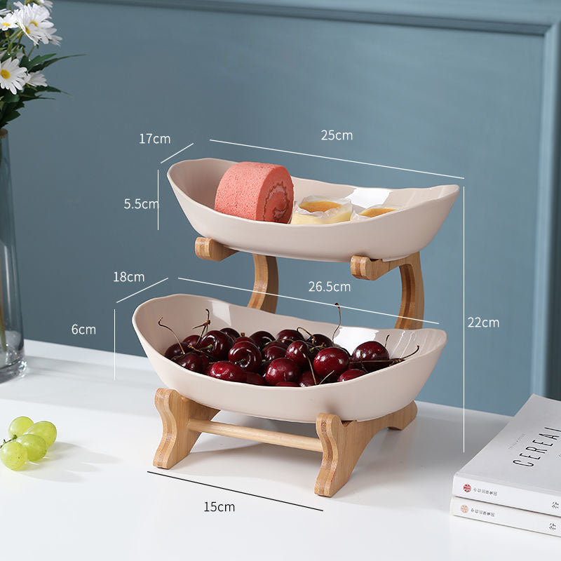 Muebles de dos pisos para frutas