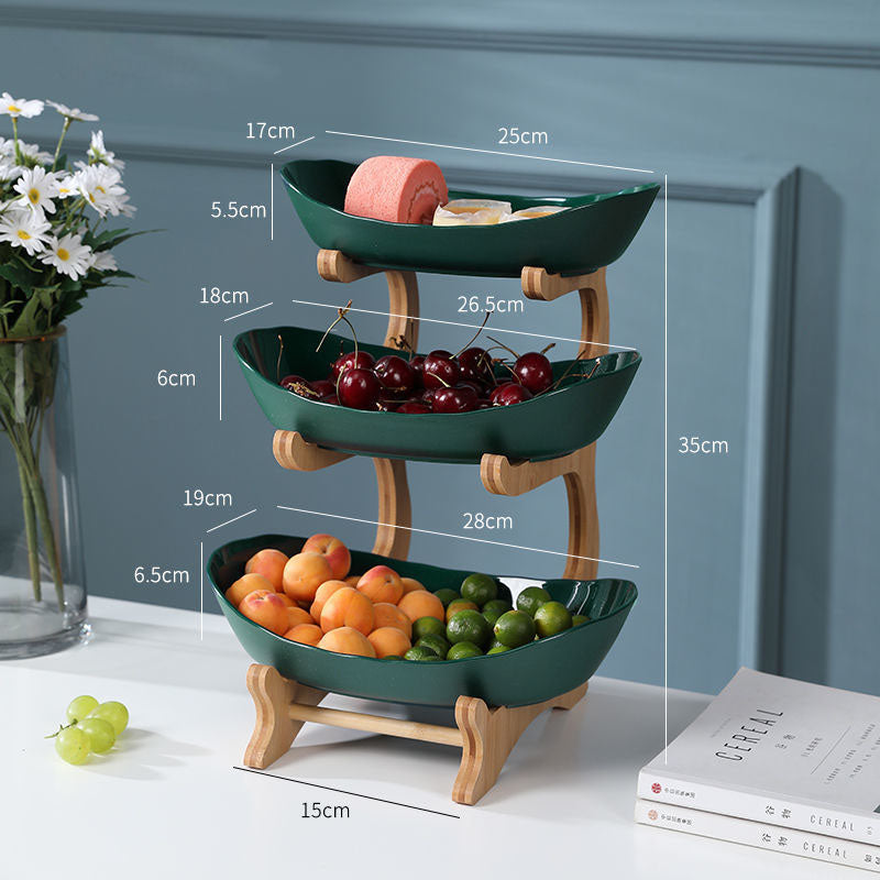 Muebles de dos pisos para frutas