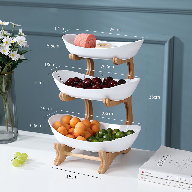 Muebles de dos pisos para frutas
