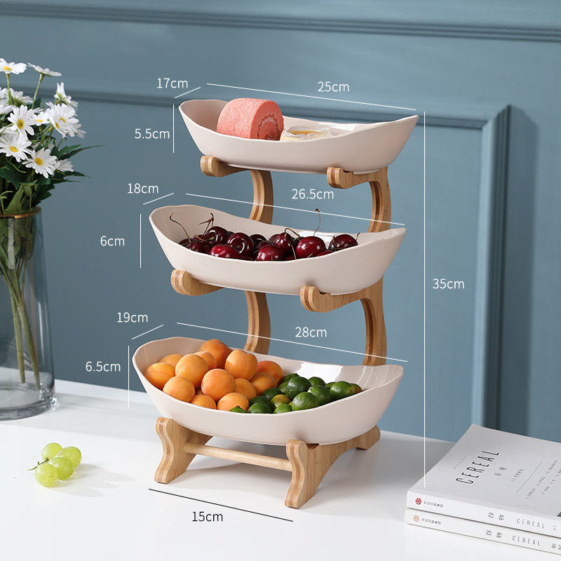 Muebles de dos pisos para frutas