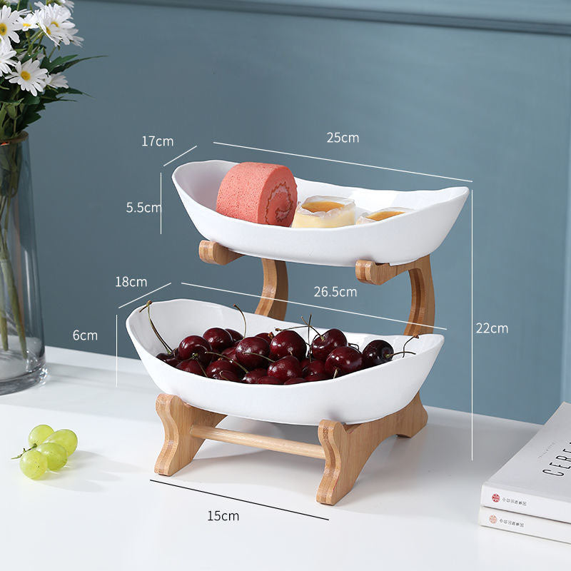 Muebles de dos pisos para frutas