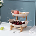 Muebles de dos pisos para frutas